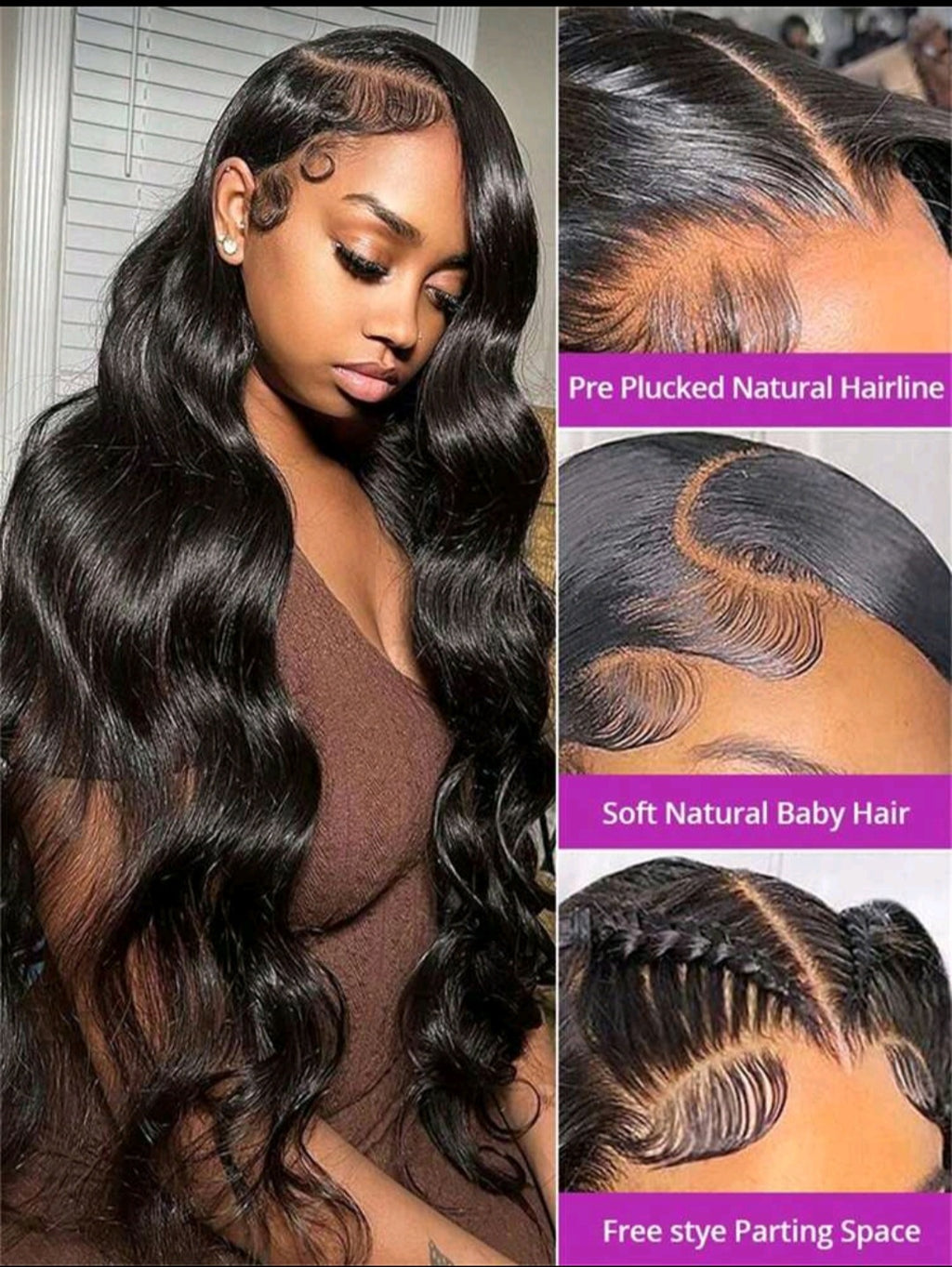 22 Inch Lace Frontal 360 wigs