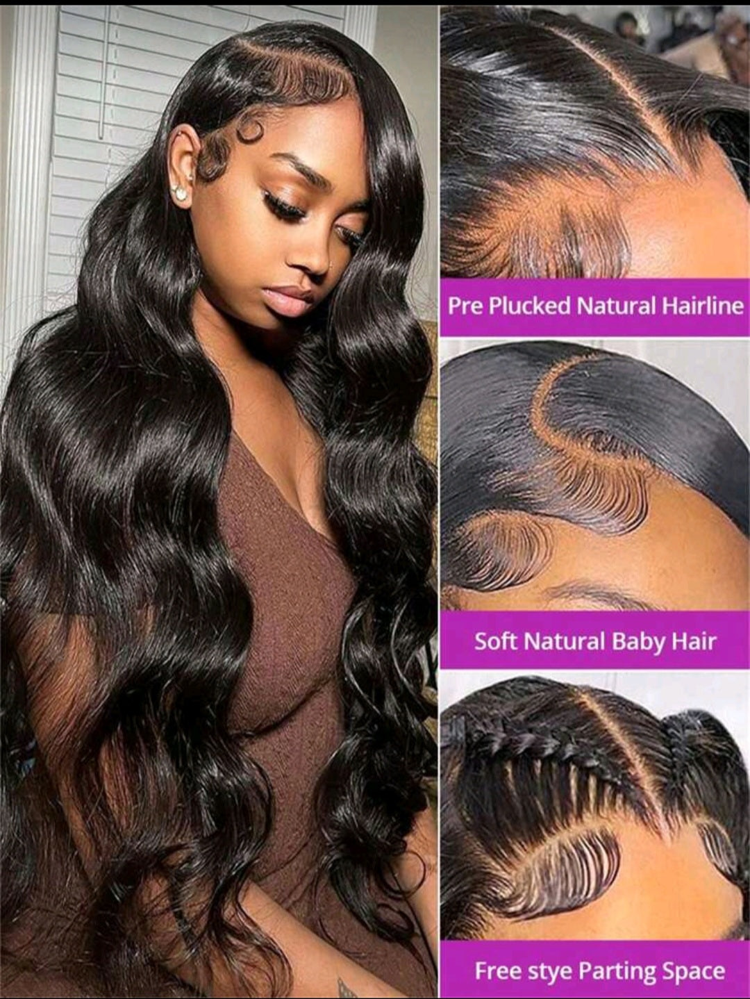 22 Inch Lace Frontal 360 wigs